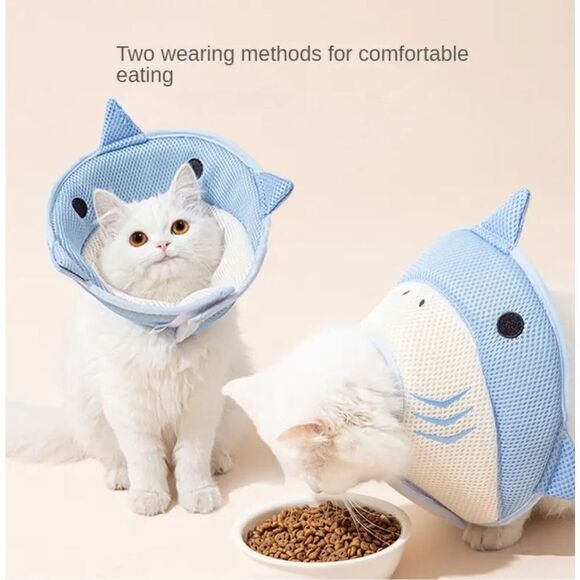 No Brand Other - Pet Comfort Cone Adjustable Collar Size S (5.5-8lbs) Soft Mesh Easy Feed